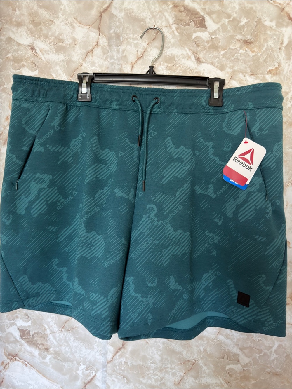 Reebok Men’s Teal Athletic Shorts